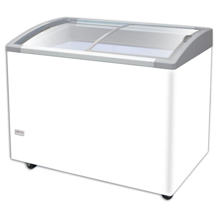 IARP DELTA 735AT Curved Glass Chest Freezer