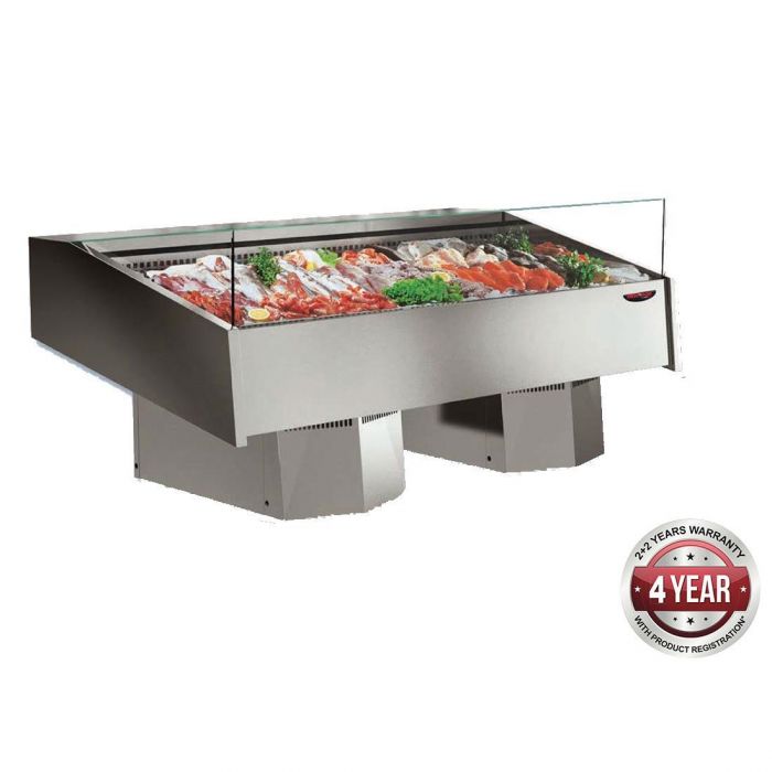 Multiplexable Serve-over Refrigerated Fish Open Display - FSG2000