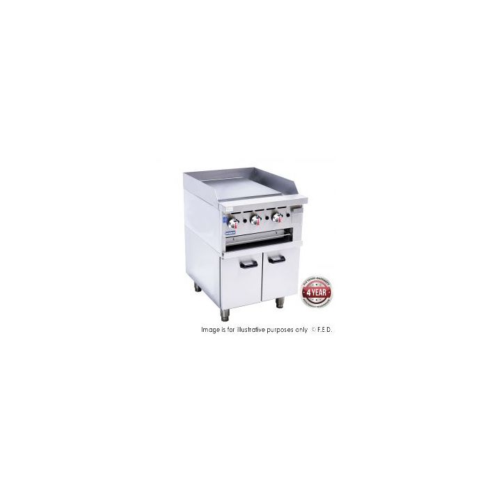 GGS-24LPG Gas Griddle and Gas Toaster with Cabinet