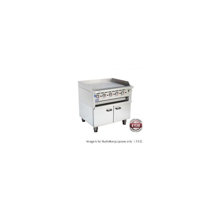 GGS-36LPG Gas Griddle and Gas Toaster with Cabinet