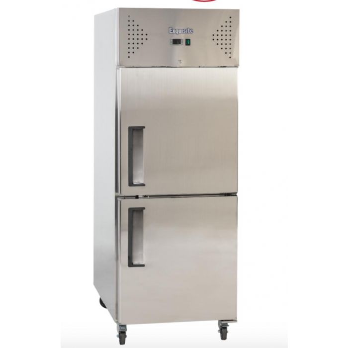 Exquisite GSC652H Upright Gastronorm Chiller with Split Doors