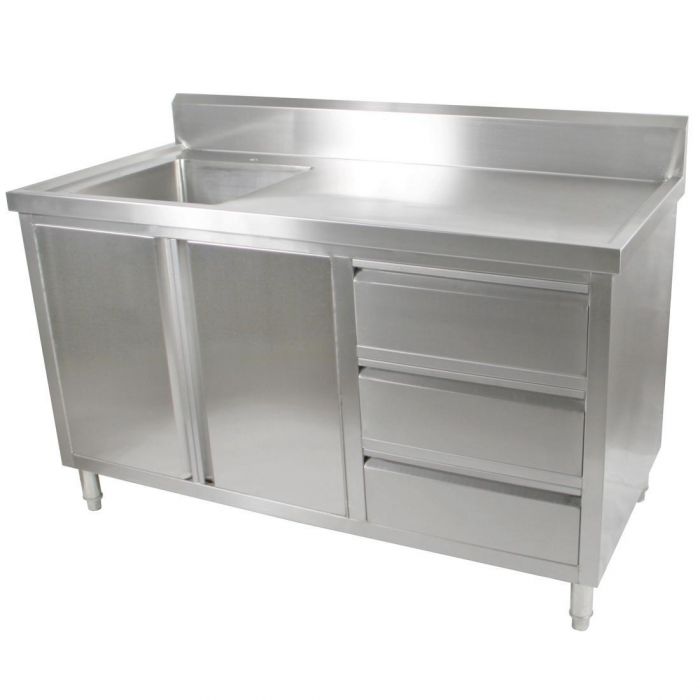 Modular Systems SC-7-1500L-H Cabinet with Left Sink