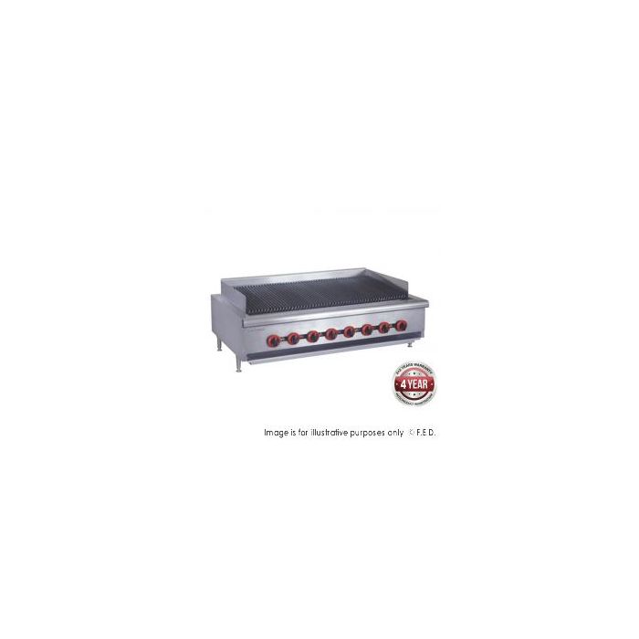 QR-48E Natural Gas 8 Burner Char Grill Top