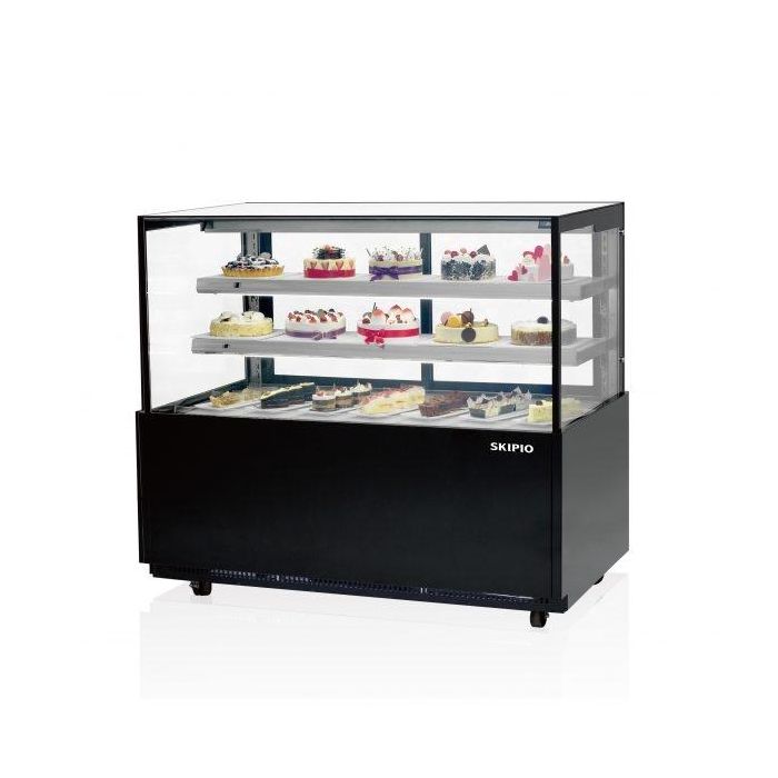 SKIPIO SB1500-3RD Glass Food Display Bakery/Cake