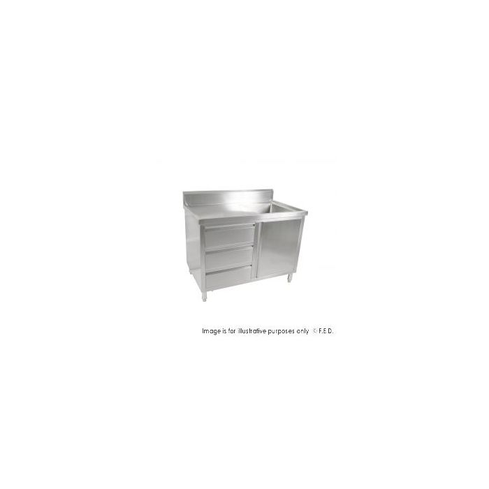 SC-6-1200R-H Cabinet with Right Sink