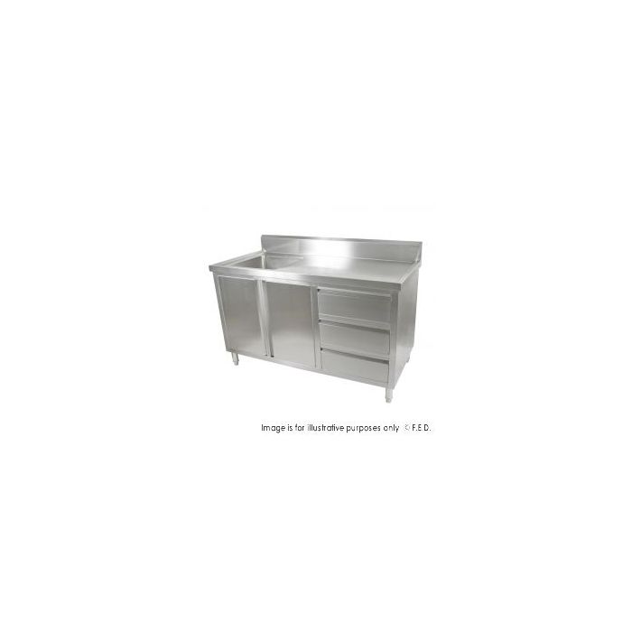 SC-6-1500L-H Cabinet with Left Sink