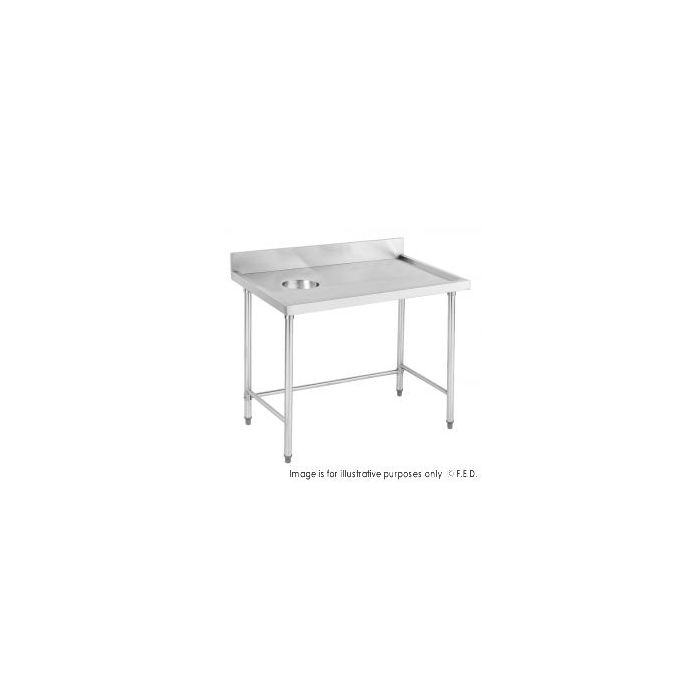 High Quality Stainless Steel Bench with splashback - SWCB-7-1200R