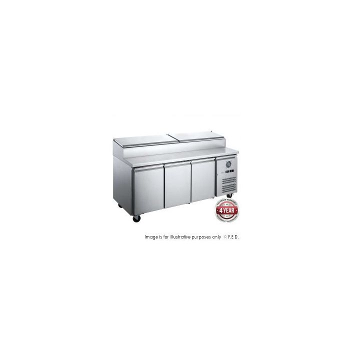 F.E.D X Series XSS8C20S3V 3 Door Sandwich Counter