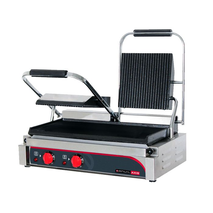 Anvil TSS3000 Panini Press Single (Ribbed Top / Flat Bottom)