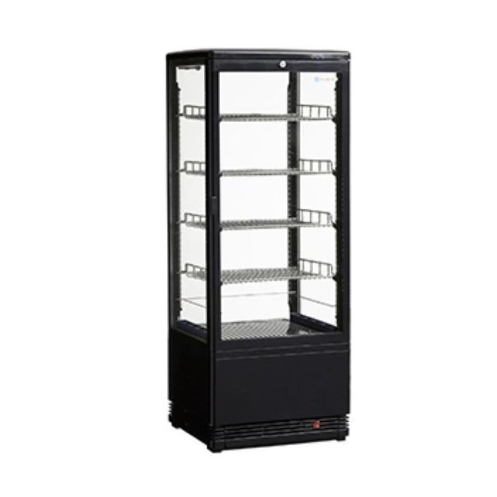 Venice Tower Black - Bench Top Display Fridge