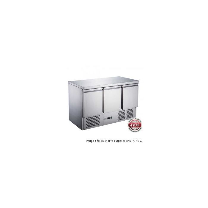 F.E.D X Series XGNS1300B Compact Workbench Fridge