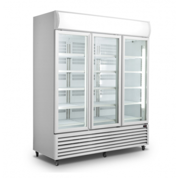 ICCOLD AQGDMF3DW White 3 Glass Door Display Fridge