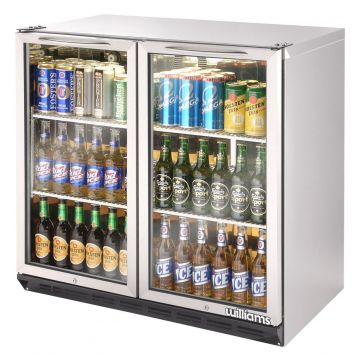 Williams Bottle Cooler BC2SS80 2 Door Fridge General Counters Back Bars Commercial Fridge and Freezer Sales Australia