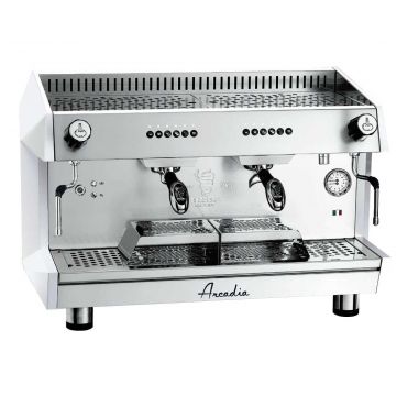 Bezzera ARCADIA Professional Espresso coffee machine SS polish white 2 Group ARCADIAG2