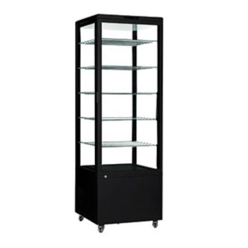 Como 500 Black King Size Floor Standing Refrigerated Display