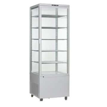 Como 500 White King Size Floor Standing Refrigerated Display