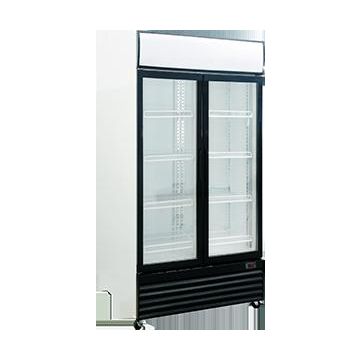 Exquisite DC1000P Double Door Upright Display Fridge