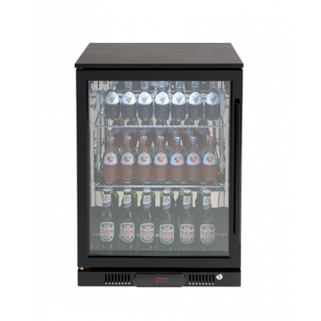 Euro Appliances EA60WFBL Black 1 Glass Door Beverage Cooler