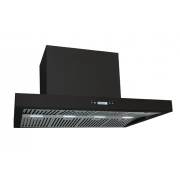 Euro Appliances ERB120BK Black Canopy Rangehood