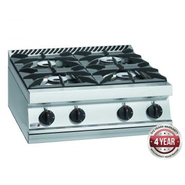 Fagor 700 Series CG740H 4 burner SS boiling top