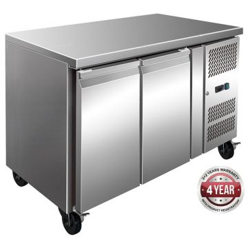 Thermaster FE2100TN SS Two Door Bench Fridge