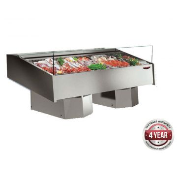 FED Multiplexable Serveover Refrigerated Fish Open Display FSG2000