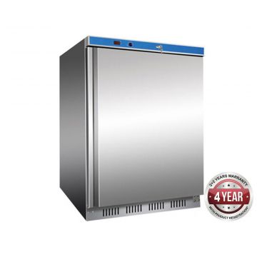 Thermaster HR200G Stainless Steel Bar Fridge with Glass Door