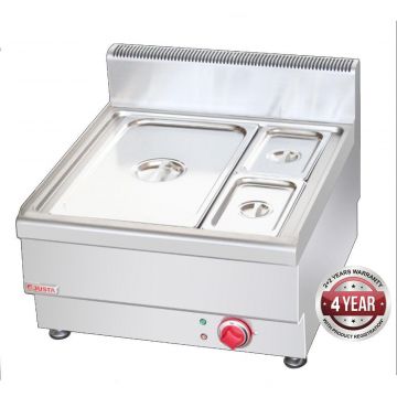 FED JUSTY2 Dry Bain Marie With 1 x 11 pan 2 x GN Pan Lid