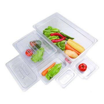 FED JWP122 Clear Poly 12 x 65 mm Gastronorm Pan