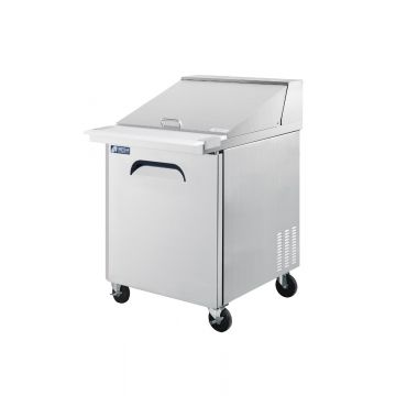 Fresh Refrigeration FMU28 Single Door Megatop Sandwich Food Prep Table 700mm Wide 186L