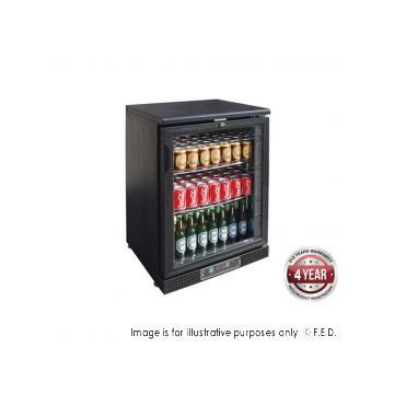 Thermaster Black Magic SC148G 1 Door Drink Cooler