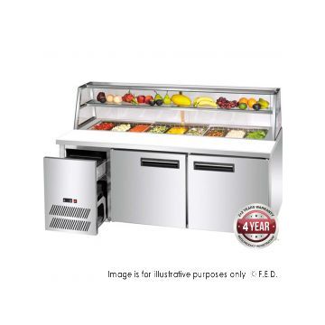 Temperate Thermaster SCB18 two large door DELUXE Sandwich Bar