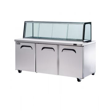 Fresh Refrigeration FSU72GC Megatop 1839mm Wide 531L Glass Canopy Sandwich Noodle Bar