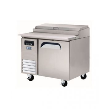 Fresh Refrigeration FTT900 One Door 900mm Wide Narrow Pizza Prep Table 200L 