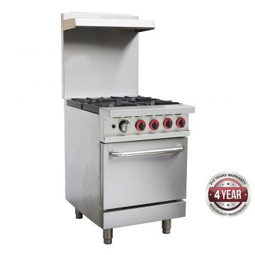 Gasmax GBS4T Gasmax 4 Burner With Oven Flame Failure