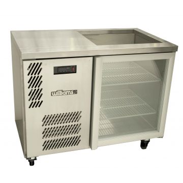 Williams Glass Chiller GC1UGD 1 Door Fridge General Counters Back Bars Commercial Fridge and Freezer Sales Australia