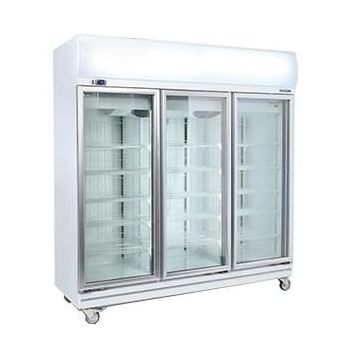 Bromic GD1500LF White Fridge wLightbox