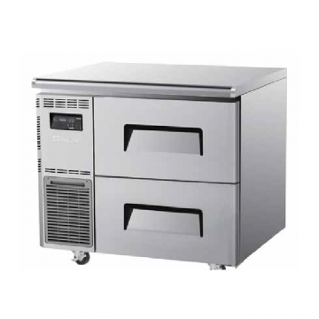 Turbo Air KSeries KUF92D2NHC Stainless Steel Double Drawer Under Counter Freezer