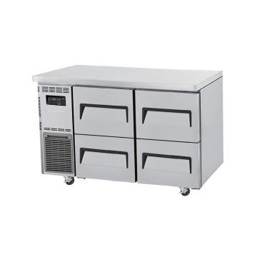 Turbo Air KSeries KUF122D2NHC 2 Solid Door Under Counter Drawer Freezer 