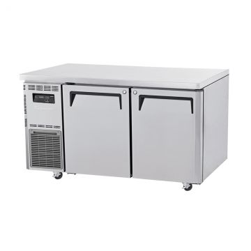 Turbo Air KSeries KUF152NHC Stainless Steel 2 Solid Door Under Counter Freezer