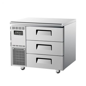 Turbo Air KSeries KUF92D2NHC Stainless Steel Double Drawer Under Counter Freezer