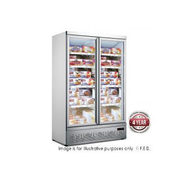 Thermaster Double Door Supermarket Freezer LG1000GBMF