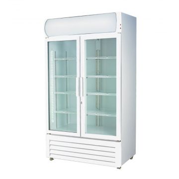 Thermaster 1200L Large Two Glass Door Colourbond Upright Drink Fridge LG1200P