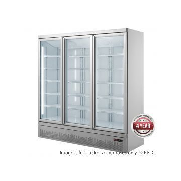 Thermaster LG1500GBM 3 Door Bottom Mount Display Fridge