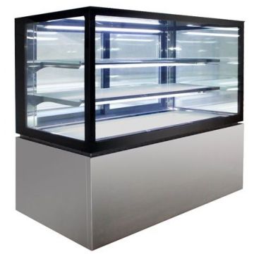 Anvil NDHV3730 Square Glass 3 Tier Hot Display 900mm