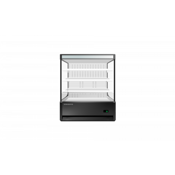 SKOPE OD720NB Black Open Deck Fridge