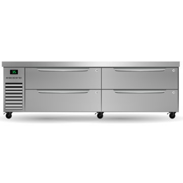 SKOPE ProSpec PG21CBR2D4 4 Drawer 2 Bay Chefbase GN11 Fridge