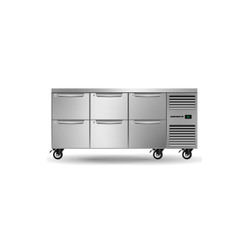 SKOPE ProSpec PG11UBR3D6RH 6 Drawer 3 Bay Underbench GN11 Right Hand Fridge