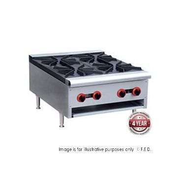 Gasmax Gas Cook top 4 burner with Flame Failure RB4ELPG