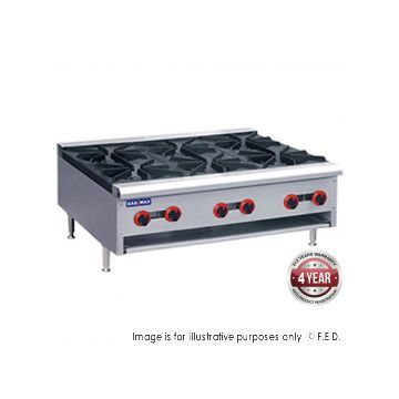 Gasmax Gas Cook top 6 burner with Flame Failure RB6E